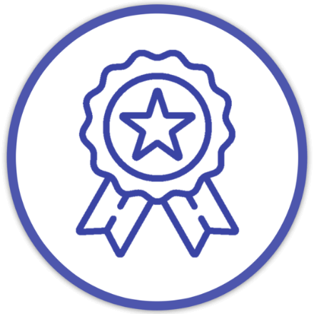 Icon of award rosette